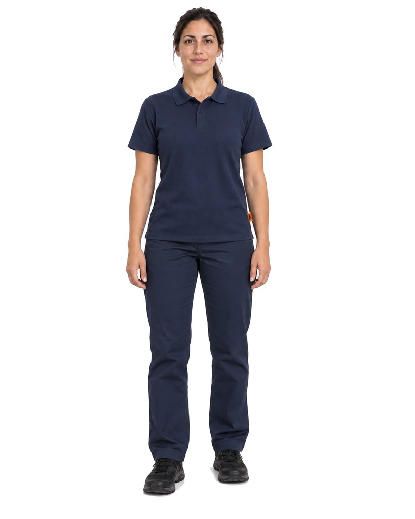 Chomba, azul marino — T2 · tres cuartos, mujer