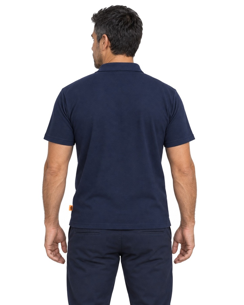 Chomba, azul marino — T4 · espalda, hombre
