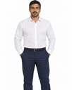 Pantalon Social Hombre Gabardina, Azul marino — T1 · frente, hombre