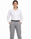 Pantalon Social Mujer Gabardina, Gris — T1 · frente, mujer