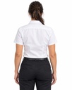 Camisa Social Mujer Oxford Manga Corta, Blanco 100 — T4 · espalda, mujer