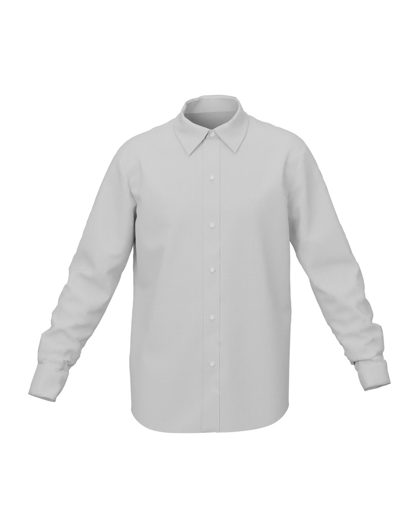 Camisa social hombre oxford manga larga