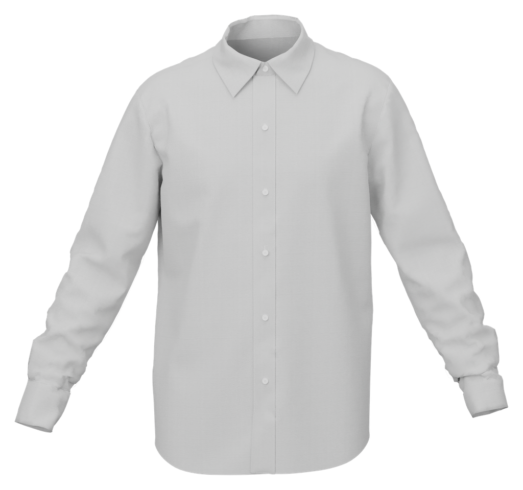 Camisa social hombre oxford manga larga
