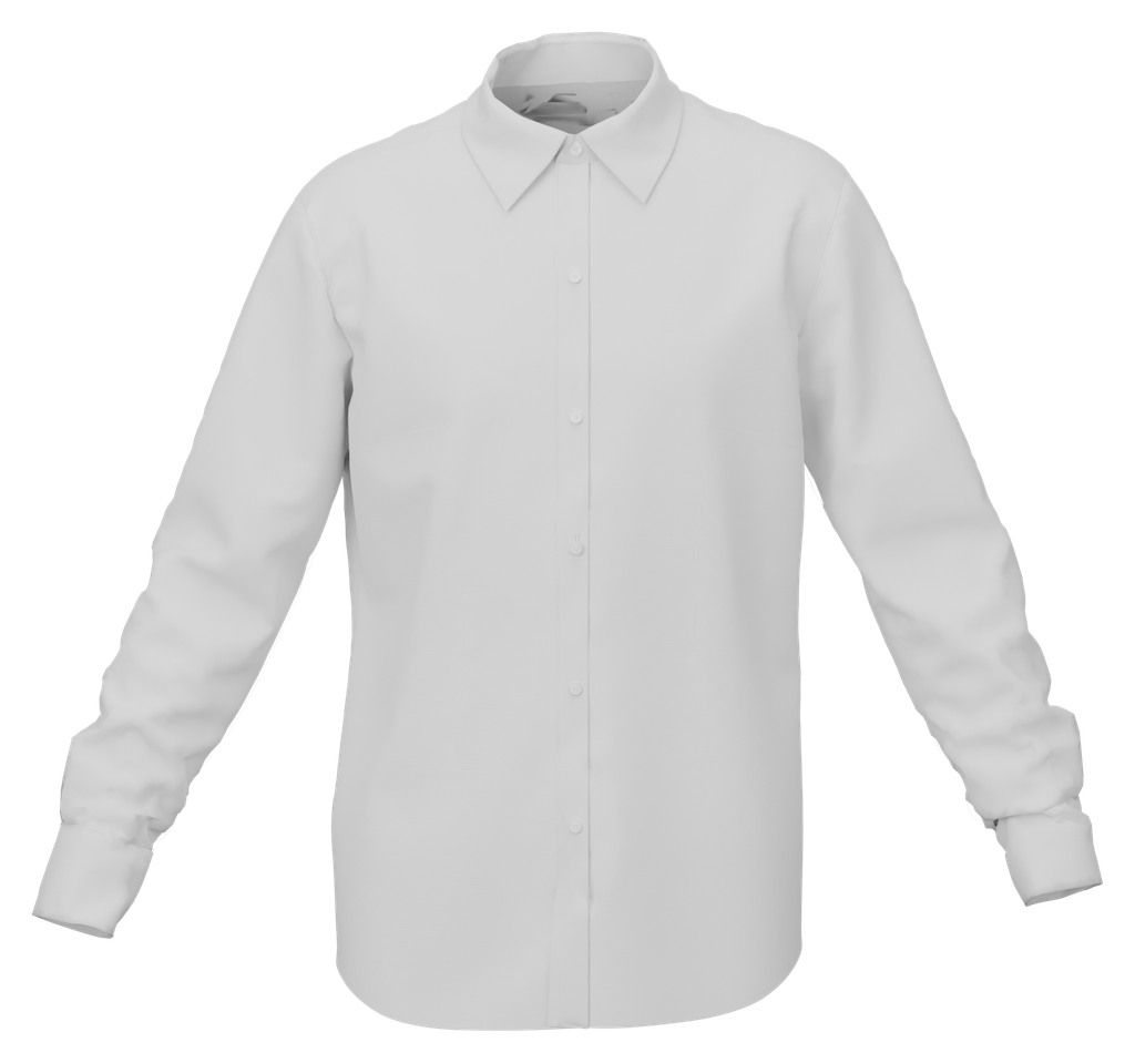 Camisa social mujer batista manga larga
