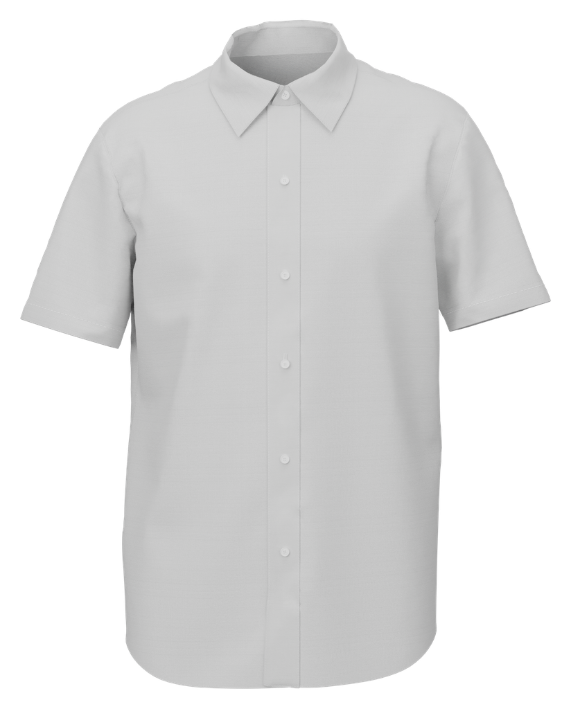 Camisa social Hombre Poplin Manga Corta