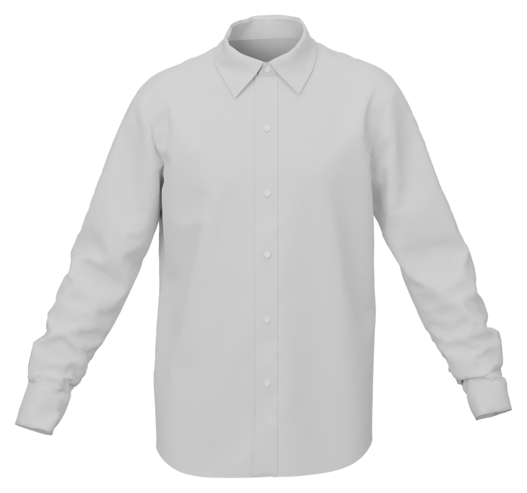 Camisa social Hombre Poplin Manga Larga